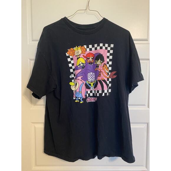 The Powerpuff Girls Graphic T-Shirt Villains Rowdyruff Boys Mojo Jojo Black XXL - Picture 1 of 8